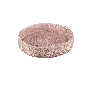 PTMD Yadin Pink irregular shaped cement bowl M