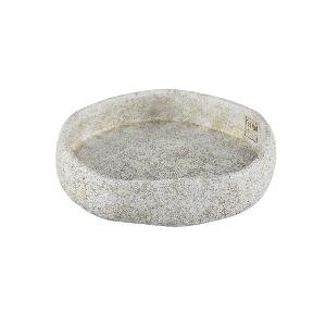 PTMD Yadin White irregular shaped cement bowl M