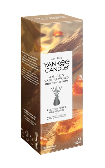 YC Amber & Sandalwood Reed Diffuser 100 ml - afbeelding 1
