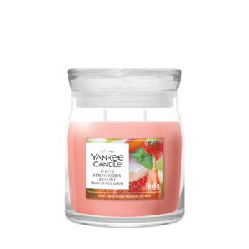 YC  White Strawberry Bellini Medium Jar