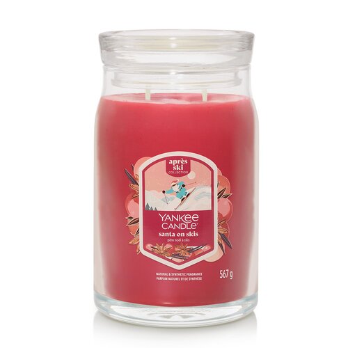 YC Santa on Skis Signature Large Jar