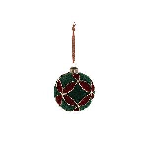 PTMD Youra Dark Green glass double color ball round