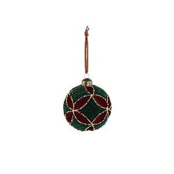 PTMD Youra Dark Green glass double color ball round