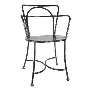 PTMD Zipp Metal Black chair open design